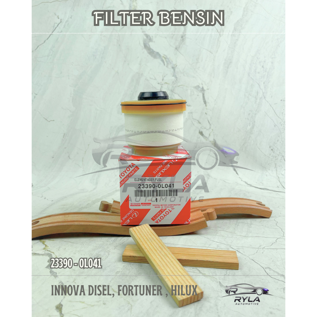 Fuel Filter Saringan Solar Filter Bahan Bakar Diesel - Innova, Fortuner, Hilux, Hiace - 23390-0L041 