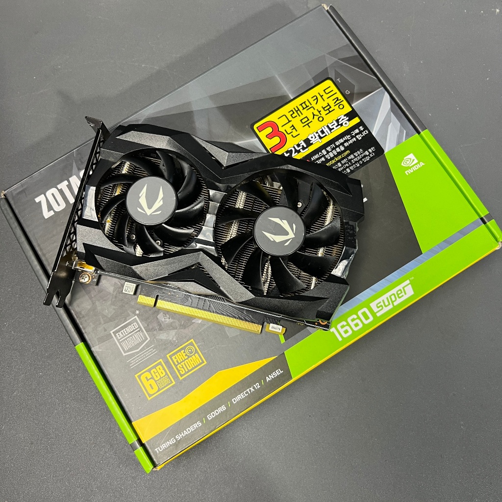 Zotac GTX 1660 Super Fullshet Segel Mulus