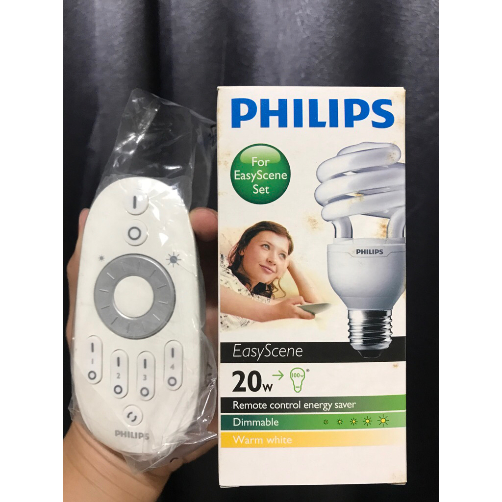 PHILIPS LAMPU EASYSCENE LAMPU + REMOTE 20 WATT