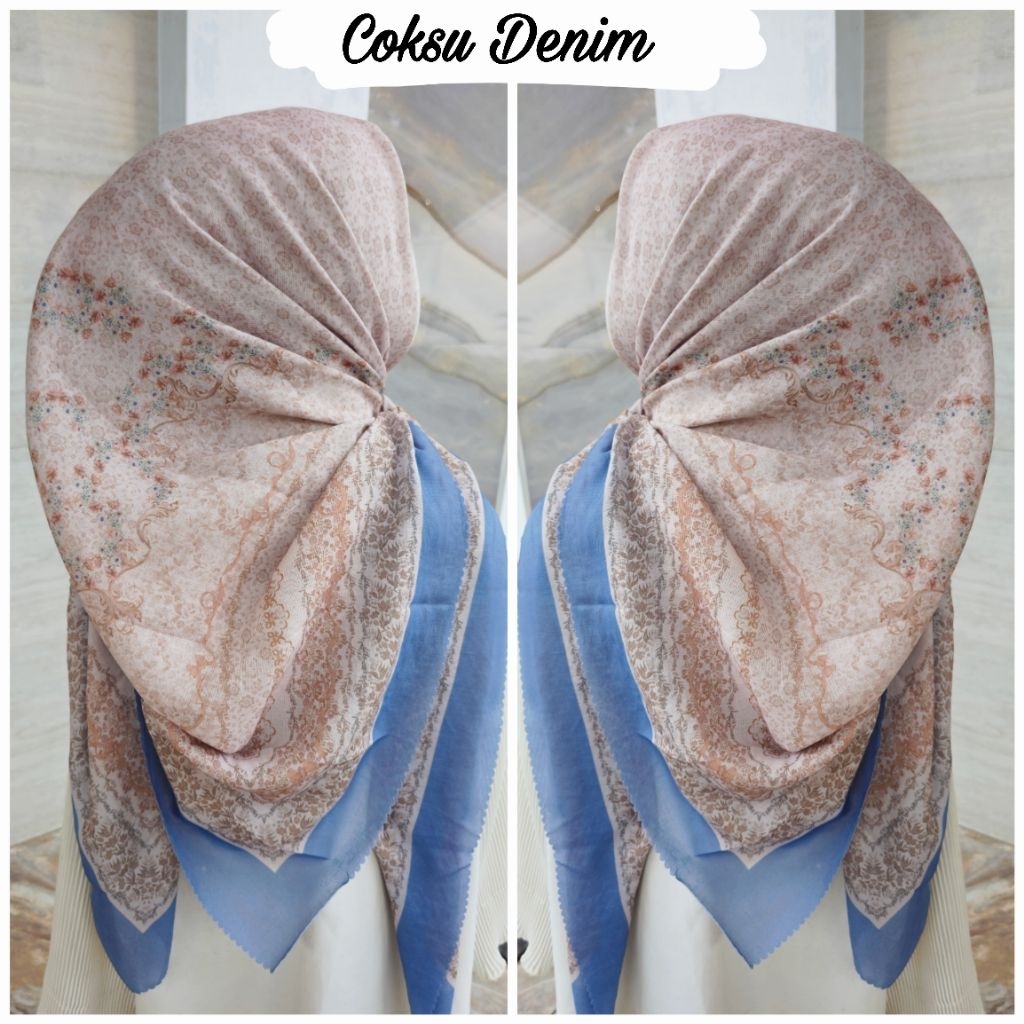 Voal motif coksu denim