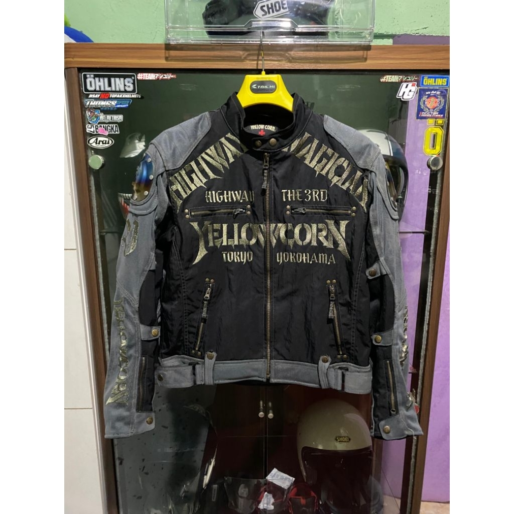 yellow corn YB3109 titanium grey sz L 2nd motostation