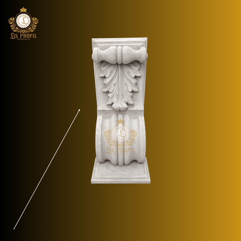 Profil beton Corbel beton jendela pintu diameter 45cmx23cmx20cm