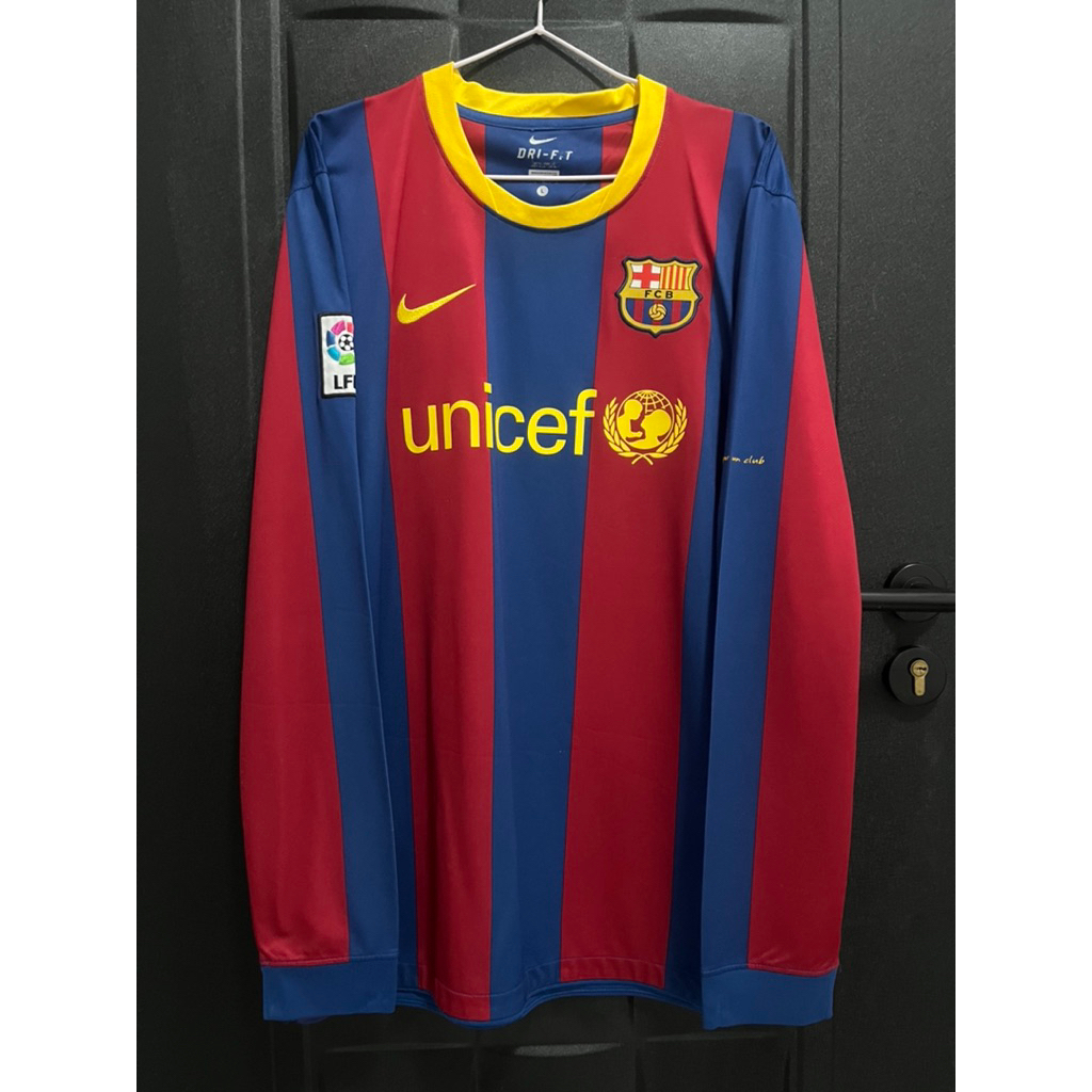 Jersey Original Nike Barcelona 2010/2011 Trebble Winners Home Kit