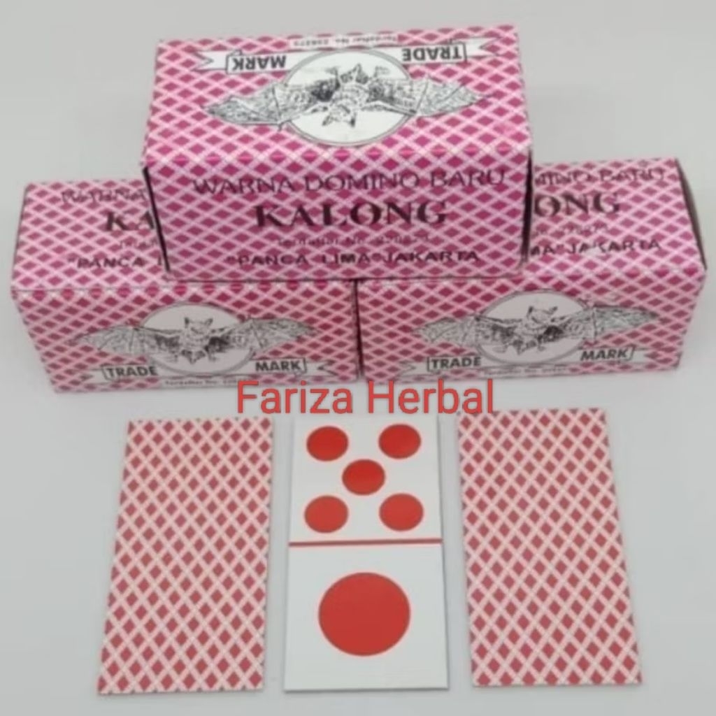 Kartu Domino atau gaple Merk Kalong isi 10