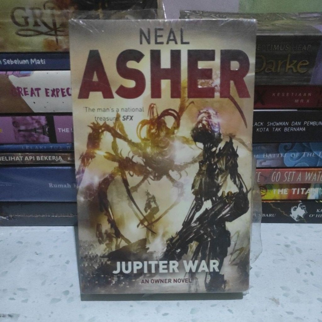 Novel Serba 50 Ribu - Neal Asher - Jupiter War - Novel Preloved Original Murah