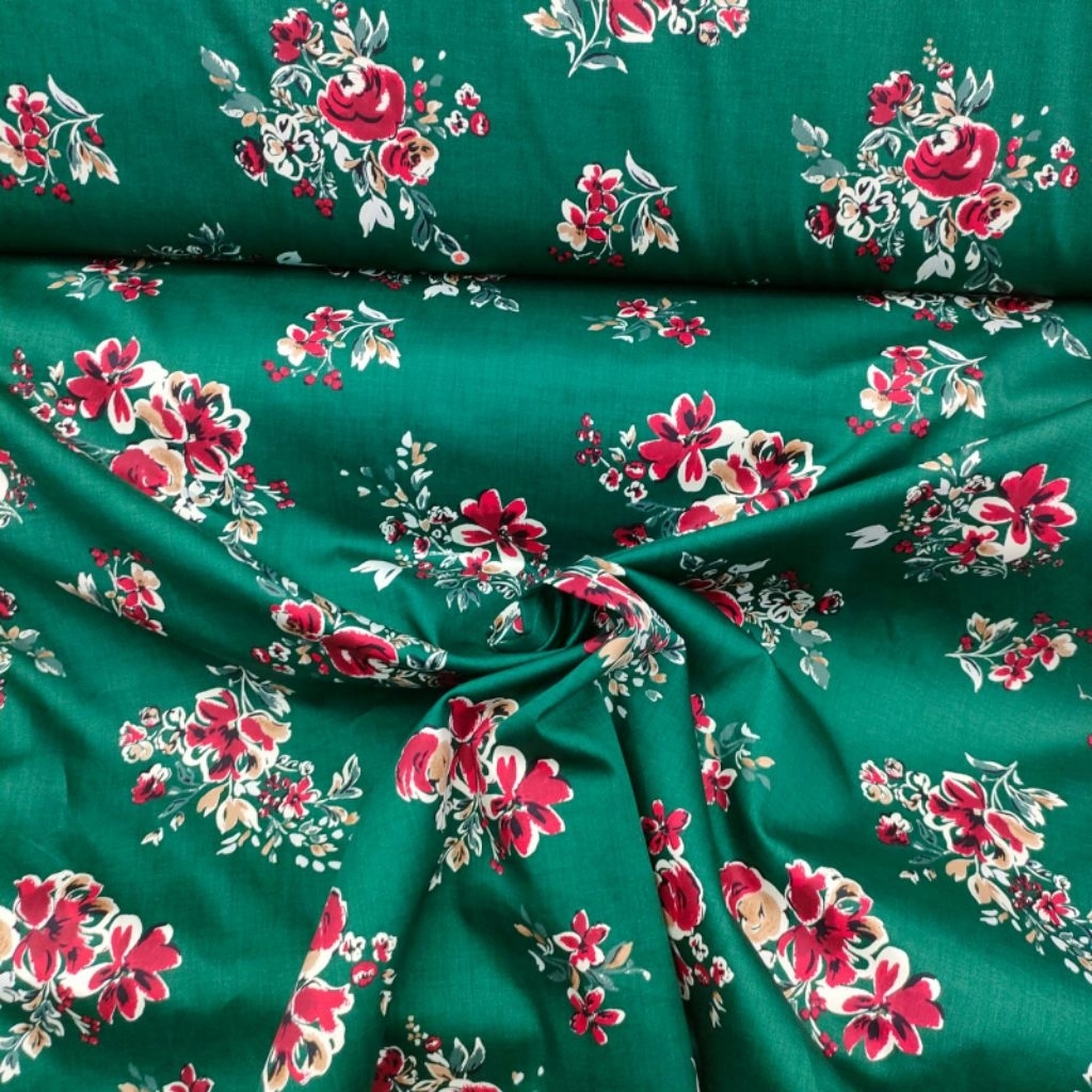 kain meteran katun poplin motif EX GARMEND/kain katun poplin motif premium/kain katun poplin motif