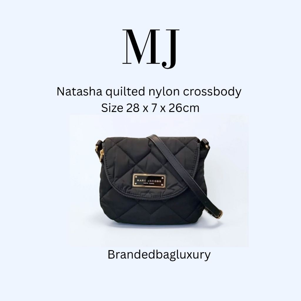 natasha quilted nylon crossbody mj