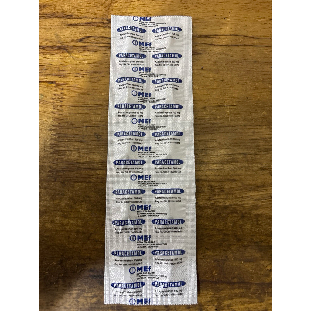 Paracetamol Mef 500mg