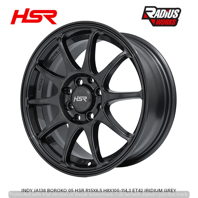 PAKET VELG+BAN HSR INDY RING 15 UNTUK AVANZA, JAZZ BRIO,