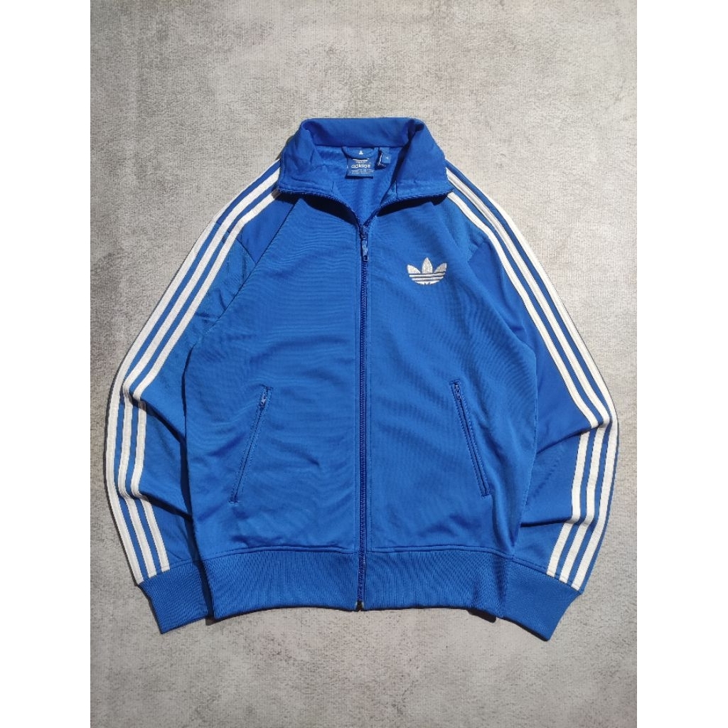 Tracktop adidas firebird blue list putih