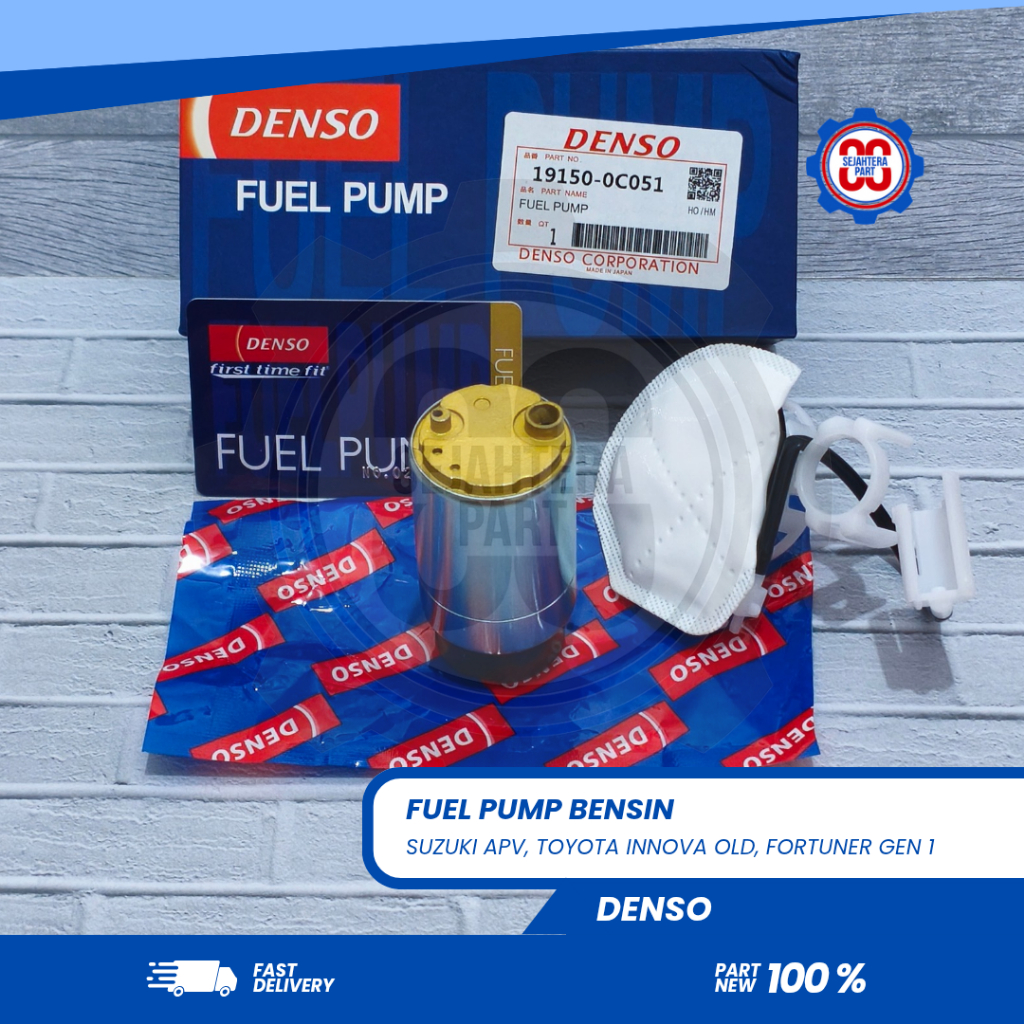 FUEL PUMP DENSO ROTAK POMPA BENSIN APV INNOVA OLD FORTUNER LAMA GEN 1 2005-2015