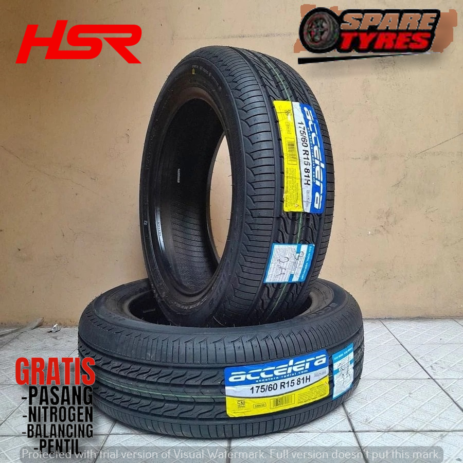 BAN MOBIL 175 60 R15 ACCELERA ECO PLUSH - BAN RING 15 UKURAN 175/60 R15 TUBLLES