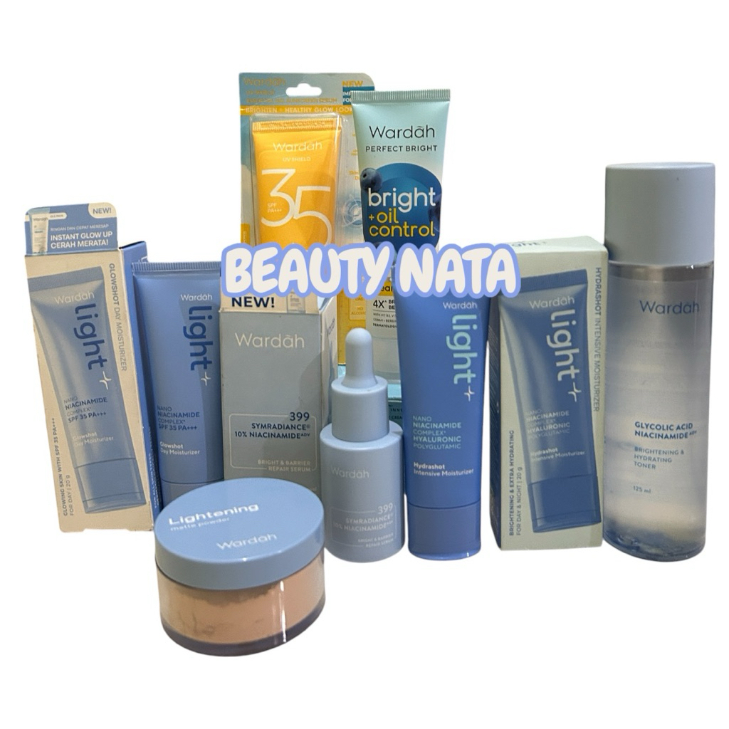 Paket Wardah Lightening Serum Besar + Sunscreen SPF35 Original/BPOM/Terbaru/Terlaris