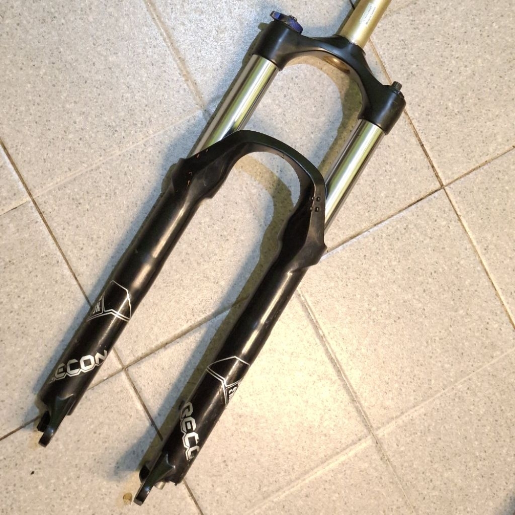 Fork 26 Rockshox Recon Silver Air Travel 100 oversize (non tapered) second/bekas