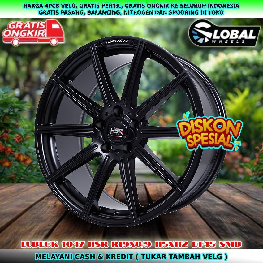 Velg Mobil Racing HSR Lubeck Ring 19 Buat Mercy Innova Terios Rush Xpander