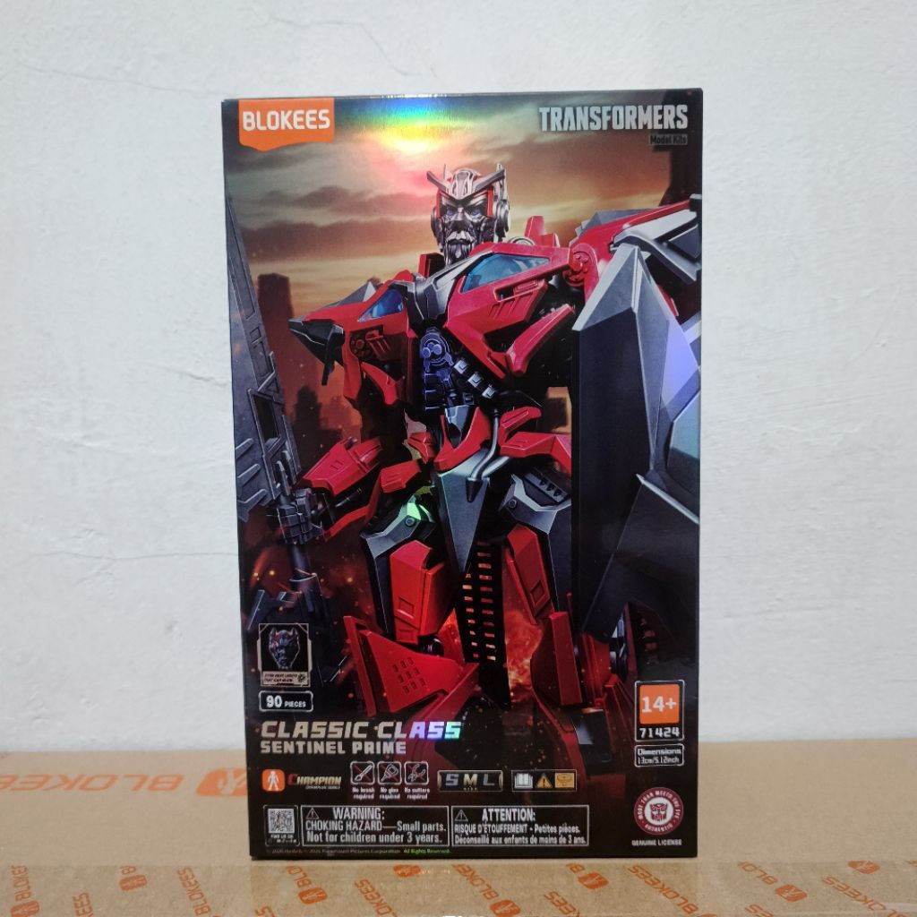 Blokees Figures Sentinel Prime Classic Class 71424 Blokees Transformers CC 24 Sentinel Prime