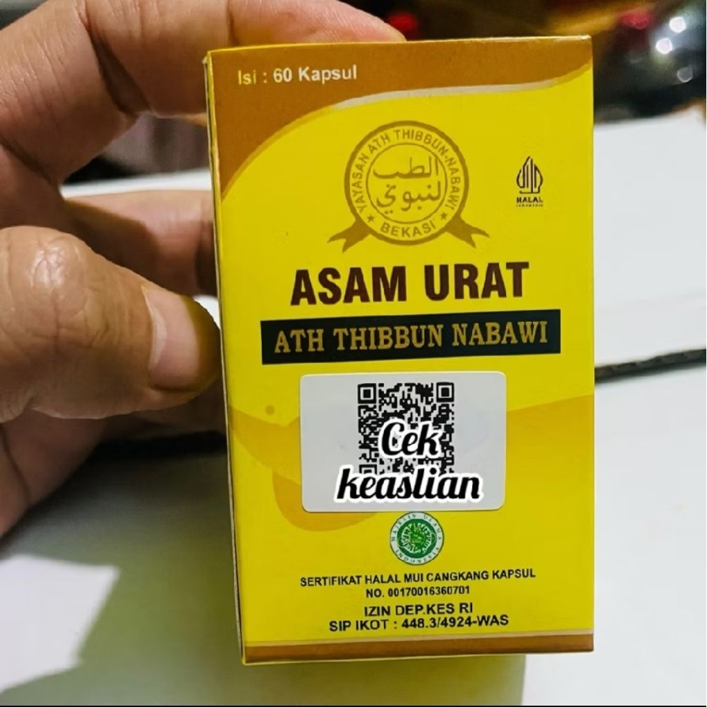 Obat Asam Urat Ath THIBBUN NABAWI Super Asli Obat Asam Urat Rematik Nyeri Sendi Herbal