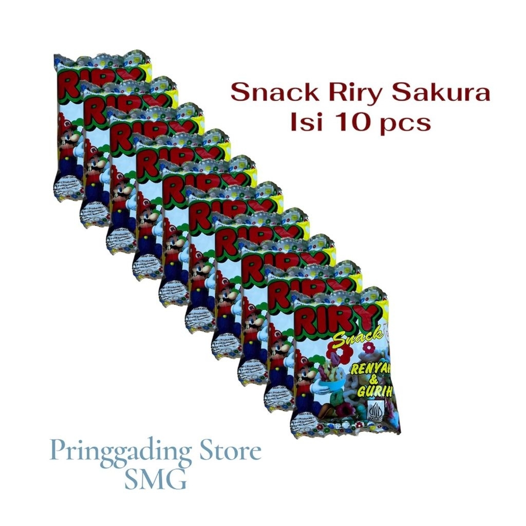 Riry Snack Sakura Matahari Isi 10pcs  Per Renceng
