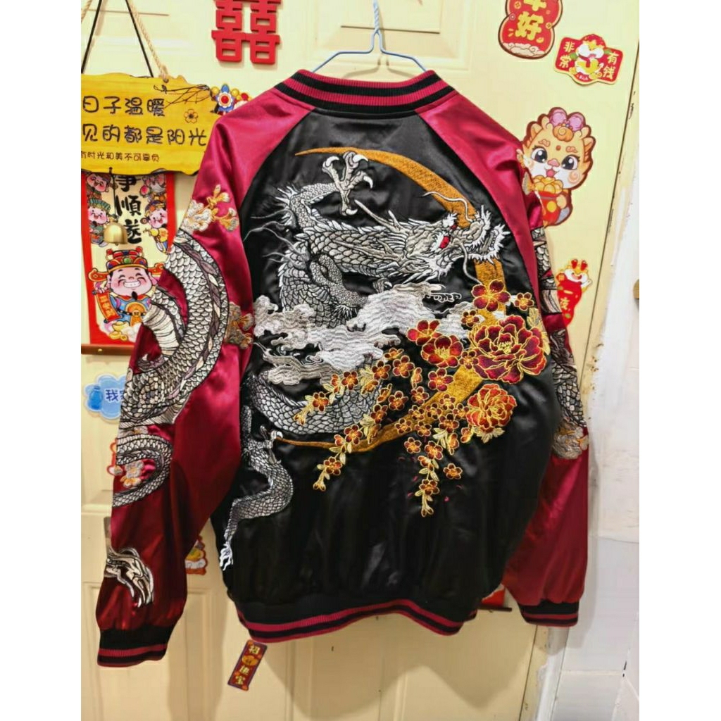 ORIGINAL JACKET SUKAJAN DRAGON FULL BORDIR