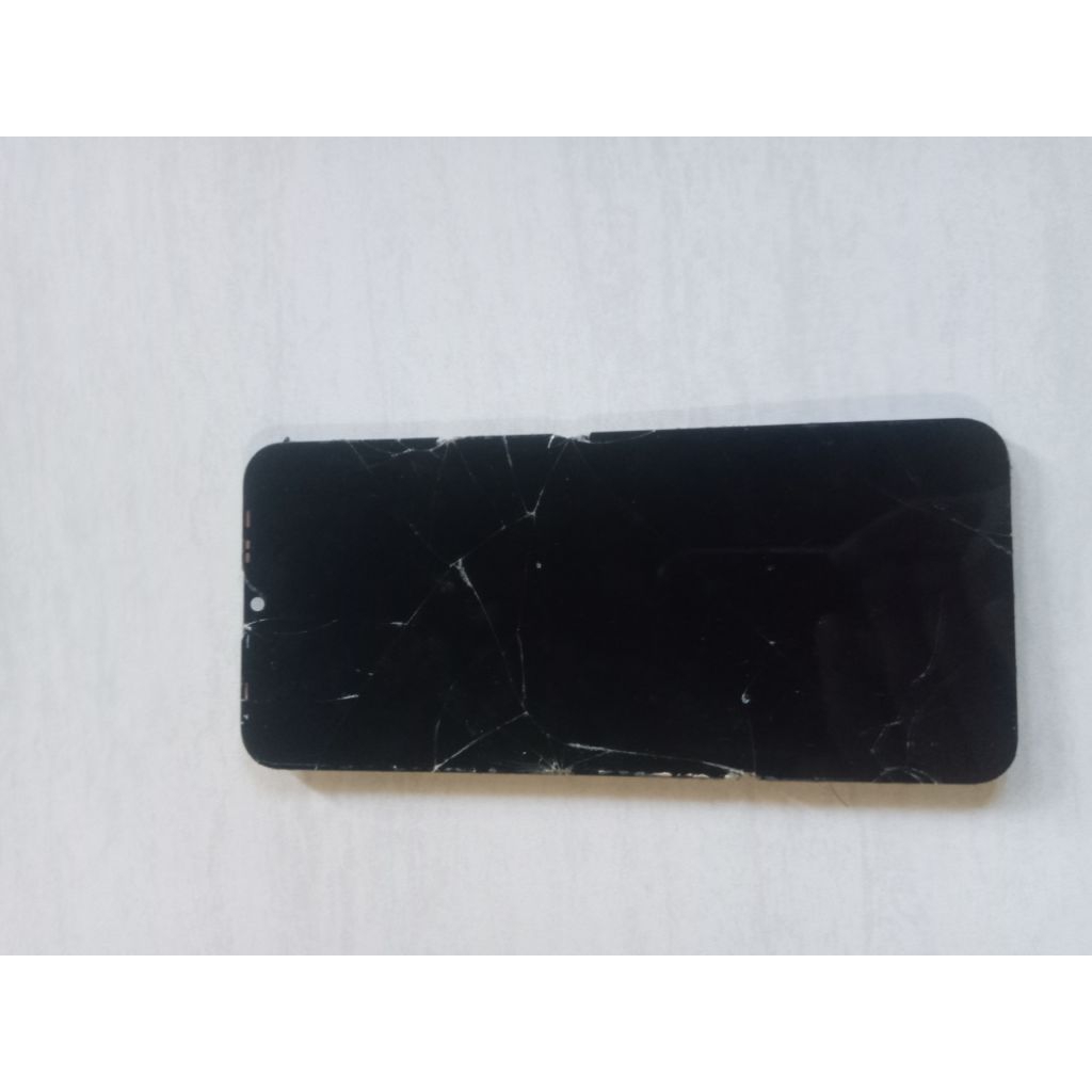 LCD Touchscreen HP Android Techno Spark 6 Go Original - Kondisi Retak/Pecah