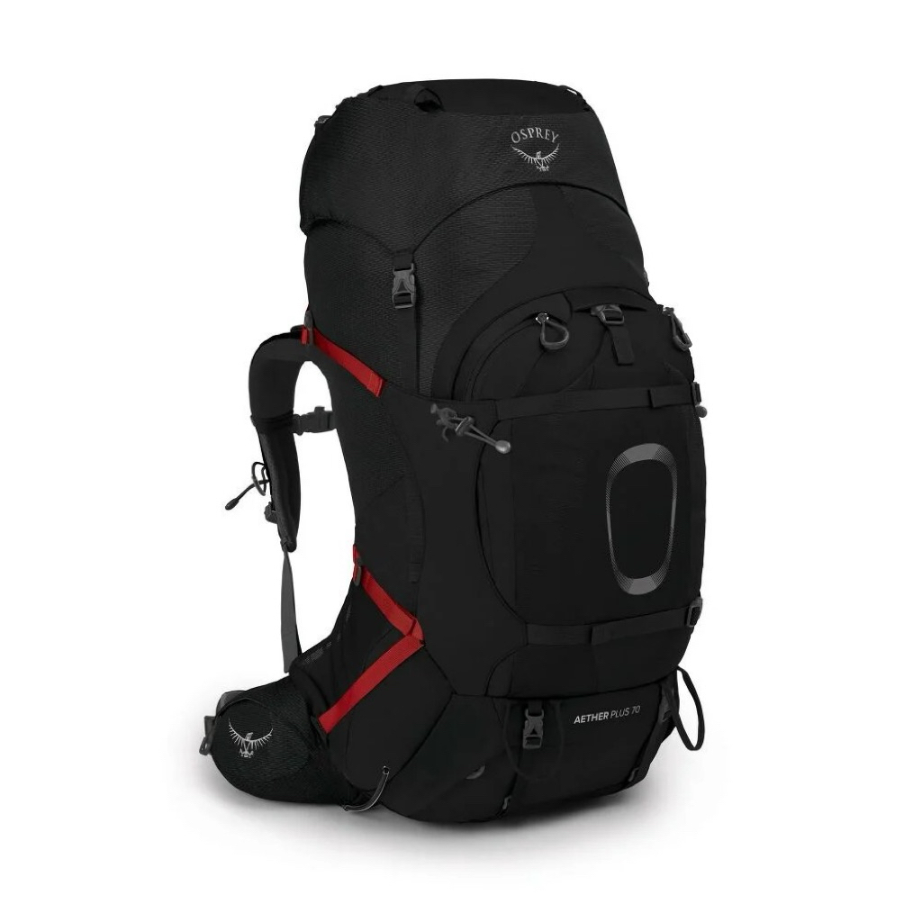 Osprey Aether™️ Plus 70 Men's Backpacking Black
