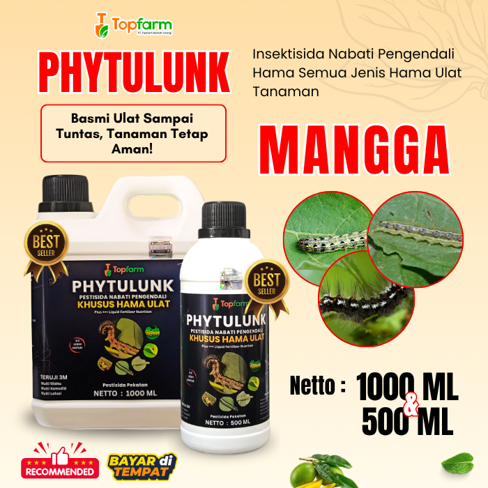 Pestisida Hama Ulat Mangga / Obat Hama Mangga / Obat Ulat Topfarm / Obat Ulat Batang Pohon Mangga