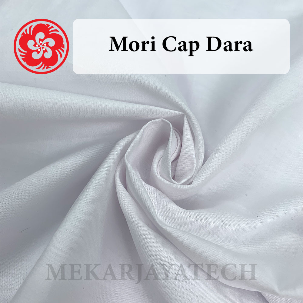 Kain Mori Prima Burung Dara 100% Cotton 115cm Halus Untuk Batik Tulis & Cap
