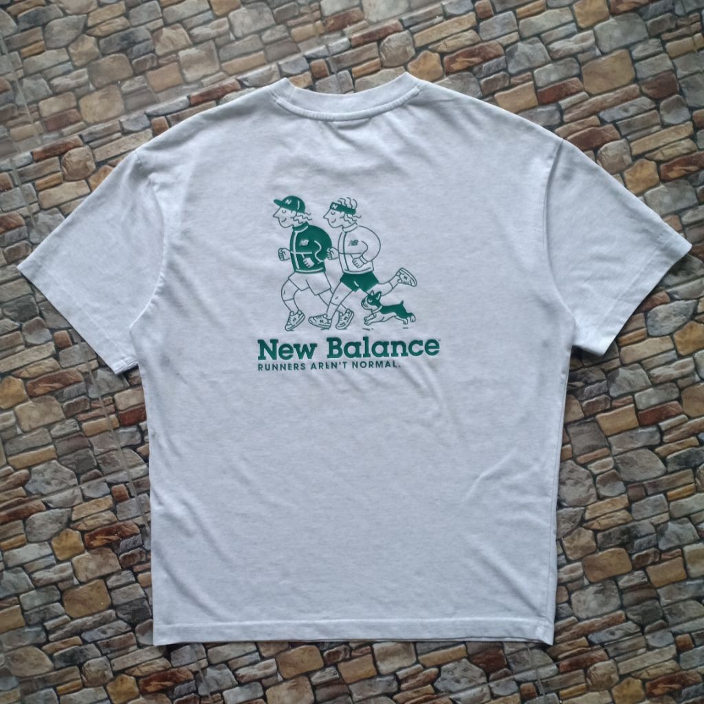 Kaos Fashion pria NEW BALANCE bahan katun original pl