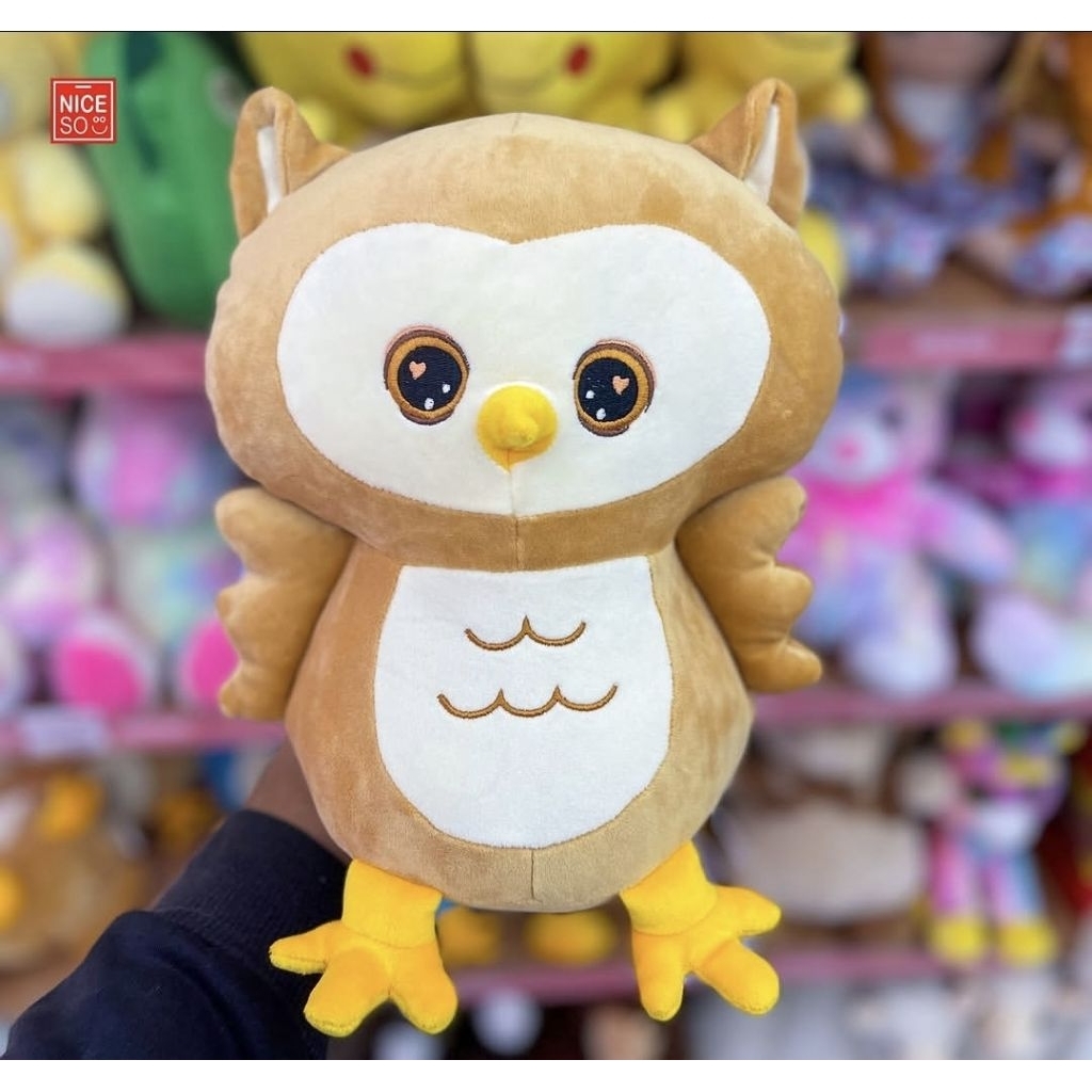 Niceso Owl Soft Plush Toy Boneka Burung Hantu