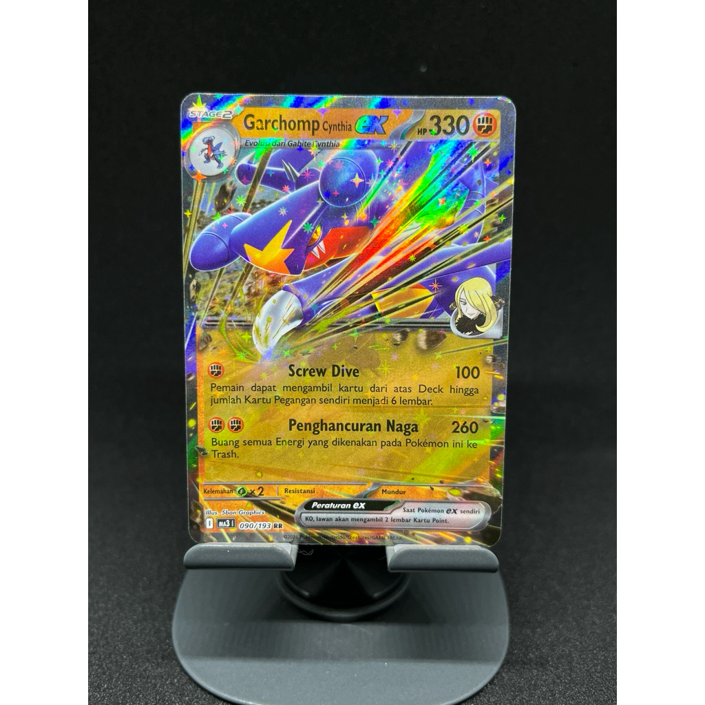 Garchomp Cynthia EX RR Indo - Pokemon TCG