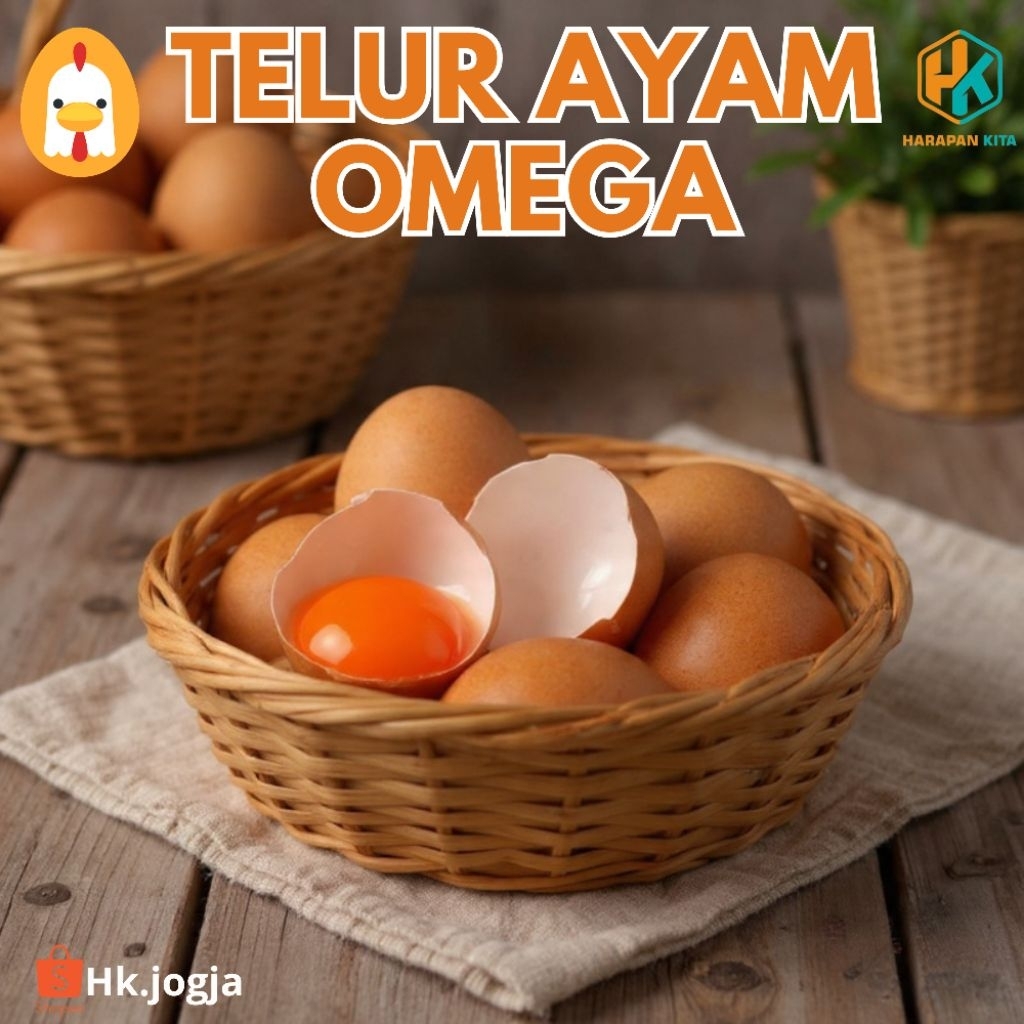 TELUR AYAM OMEGA ISI 10 PER MIKA