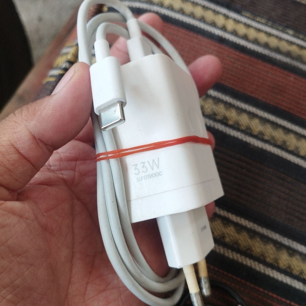 Charger Oppo SUPERVOOC 33Watt Original Second Copotan Hp