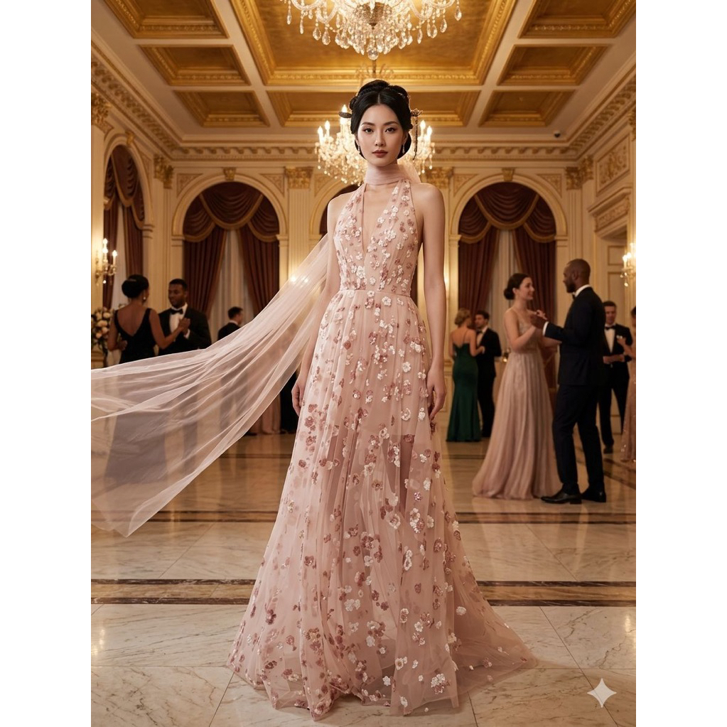 party pink dress