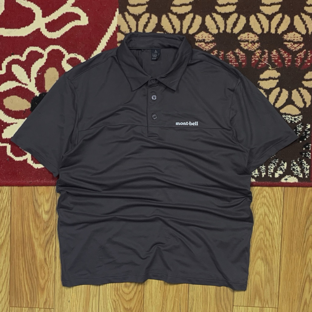 MONTBELL OUTDOOR SHIRT SIZE L | MONTBELL POLO SHIRT |  KAOS POLO MONTBELL | THSIRT MONTBELL |  KAOS 