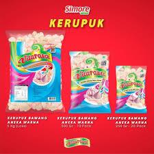Kerupuk Vitarasa LOSS 1 Ball (5KG) | Bawang Putih / Bawang Pelangi Warna Warni / Udang | Krupuk Ment