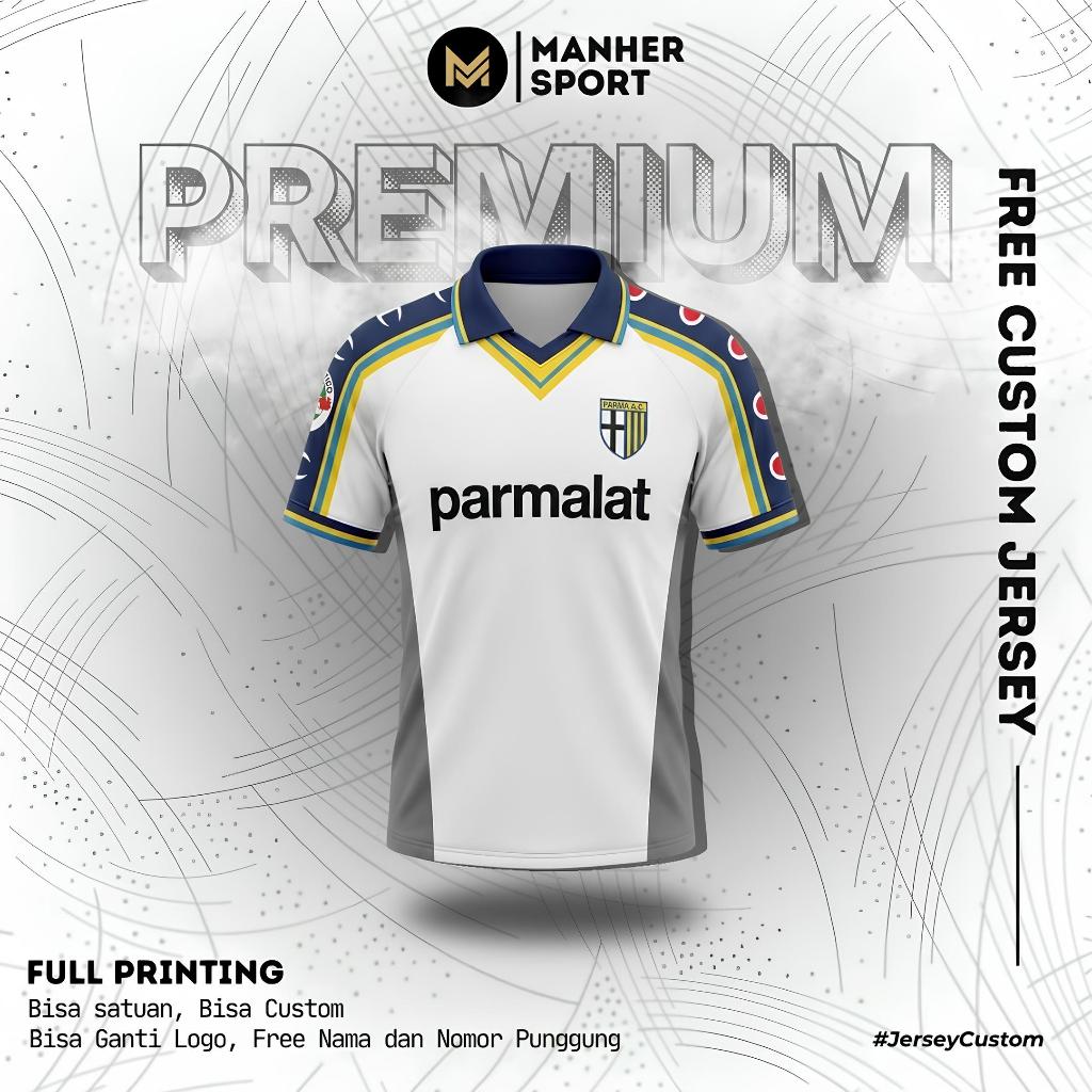 Jersey Parma Calcio 2000 2001 away Retro Full Printing Custom