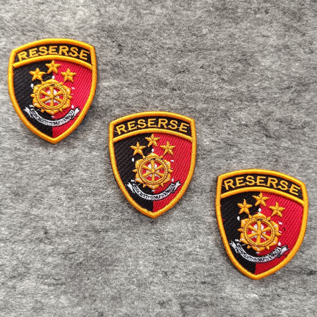 Brevet PDL Reserse Polri Bordir Timbul / Brivet Reserse / Bet Reserse