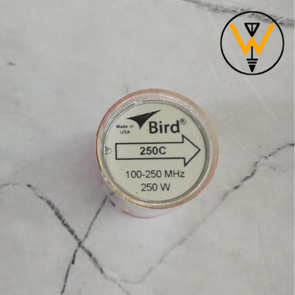 BIRD 250C ELEMENT 250W 100-250MHZ THRULINE ELEMENT WATTMETER BIRD 250 C
