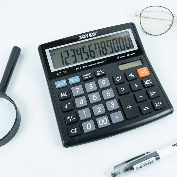 Joyko Calculator CC-11A Kalkulator Dagang Kalkulator Besar 12 Digit