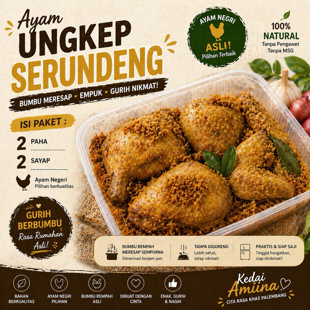 Frozen Ayam Ungkep Serundeng