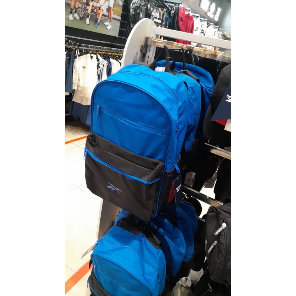 Tas Ransel/Backpack Reebok Balin Summits Backpack Blue Black Original Resmi Sport Station