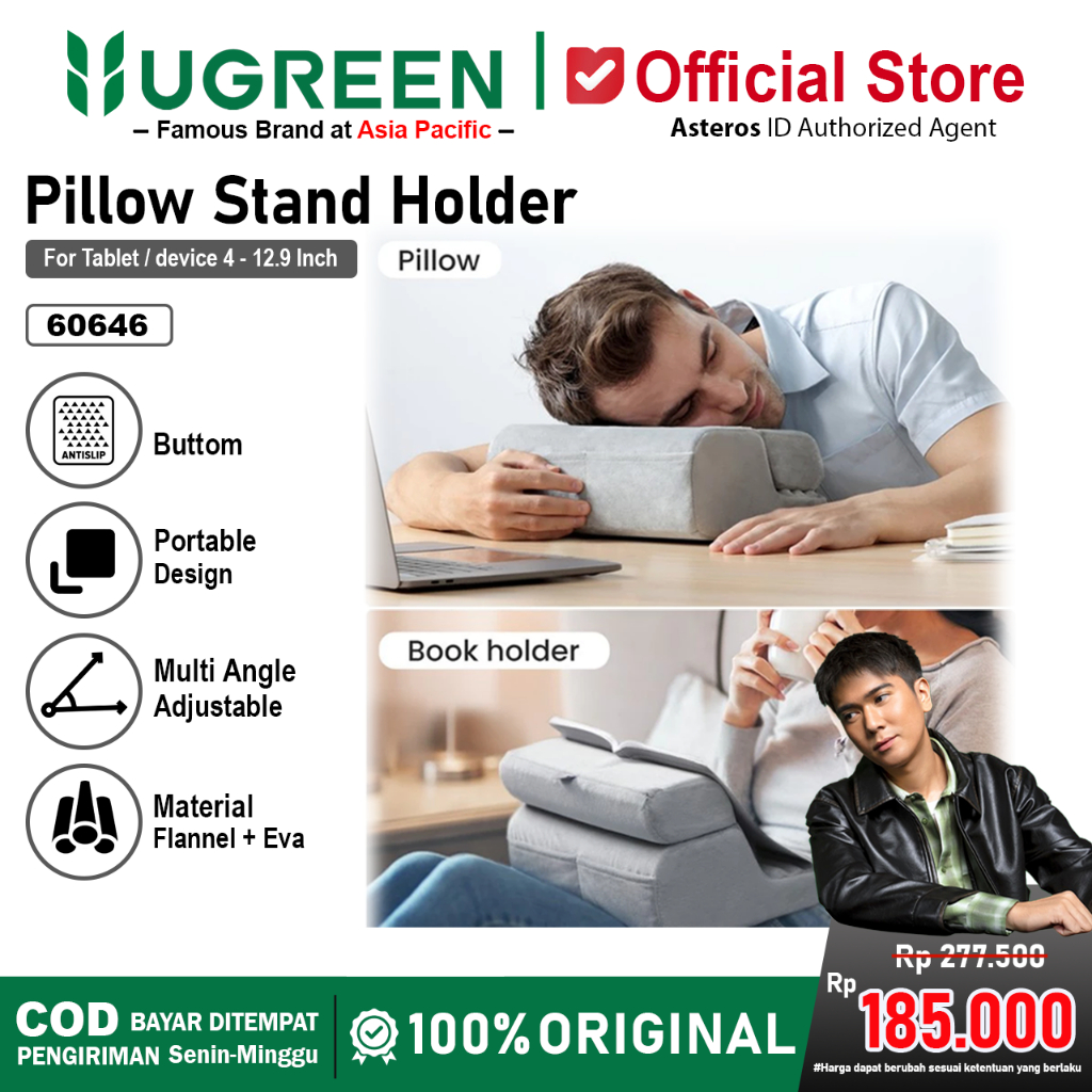 UGREEN Pillow Stand Holder Bantal Tablet Tab Hp iPad Multifungsi 60646