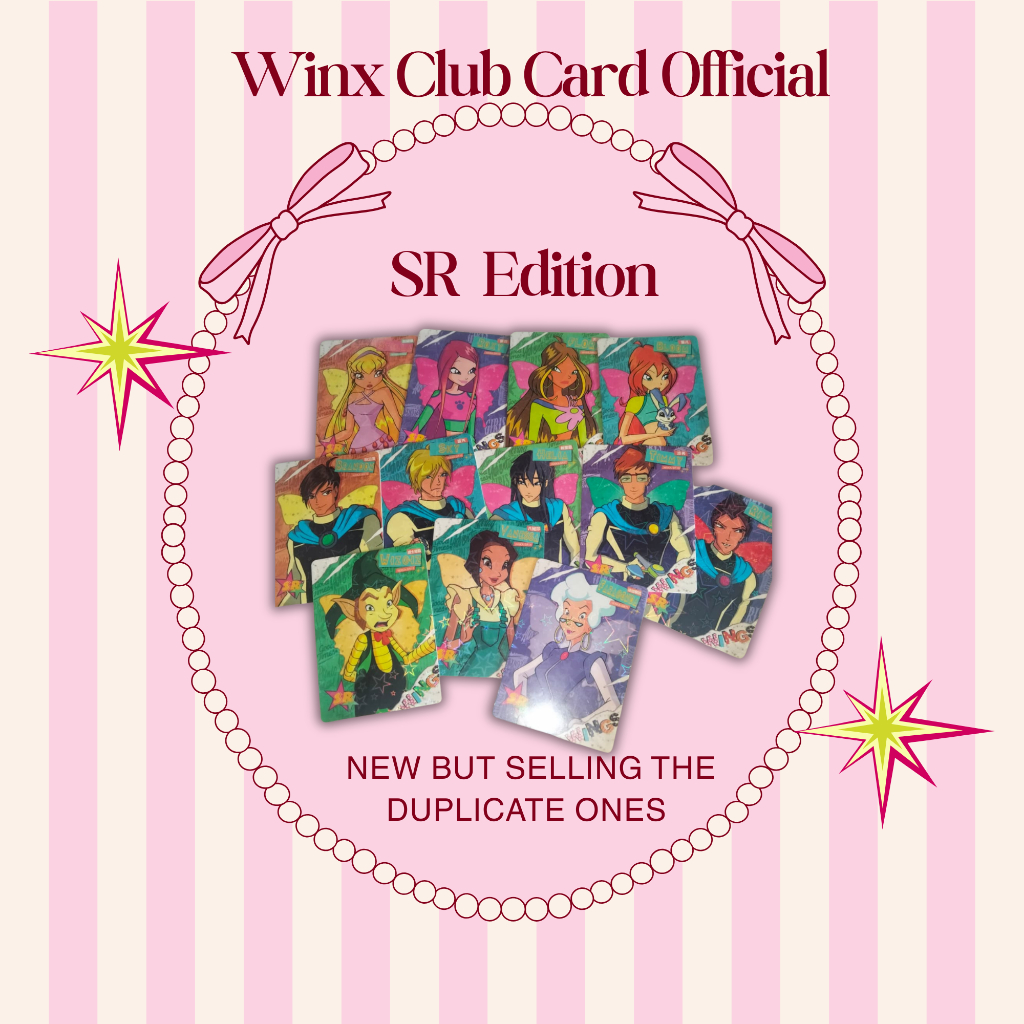 Kartu Winx Club trading official | Winx club trading card