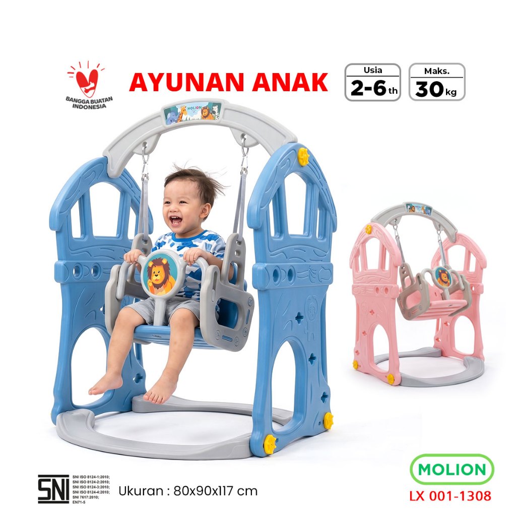 SNI Ayunan Anak Ayonan Mainan Ayun Swing Playround Anak Bayi Balita HDPE Berstandar 001-M1308