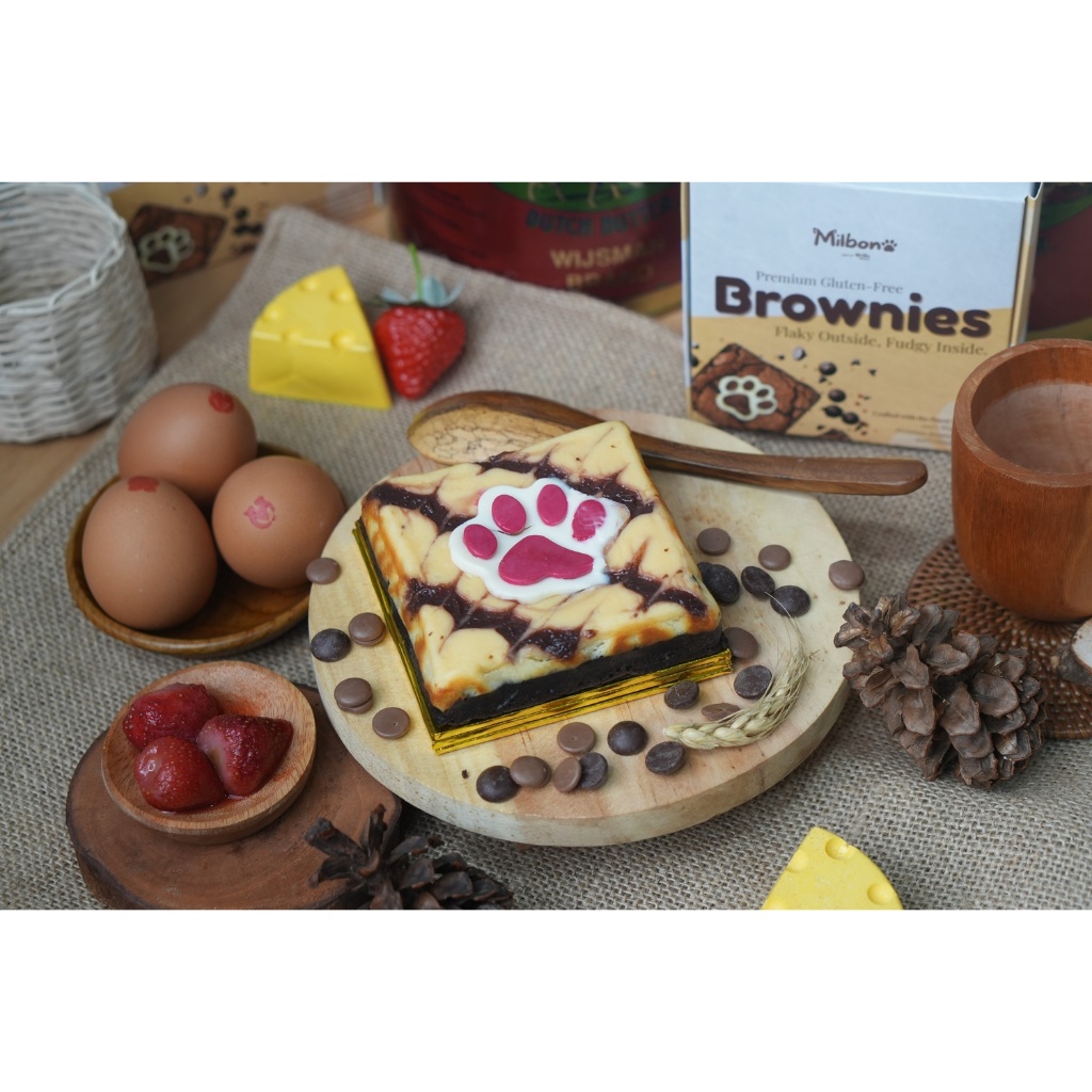 Brownies Gluten Free Strawberry Cheesecake Flaky Milbona by Orilla Bakery