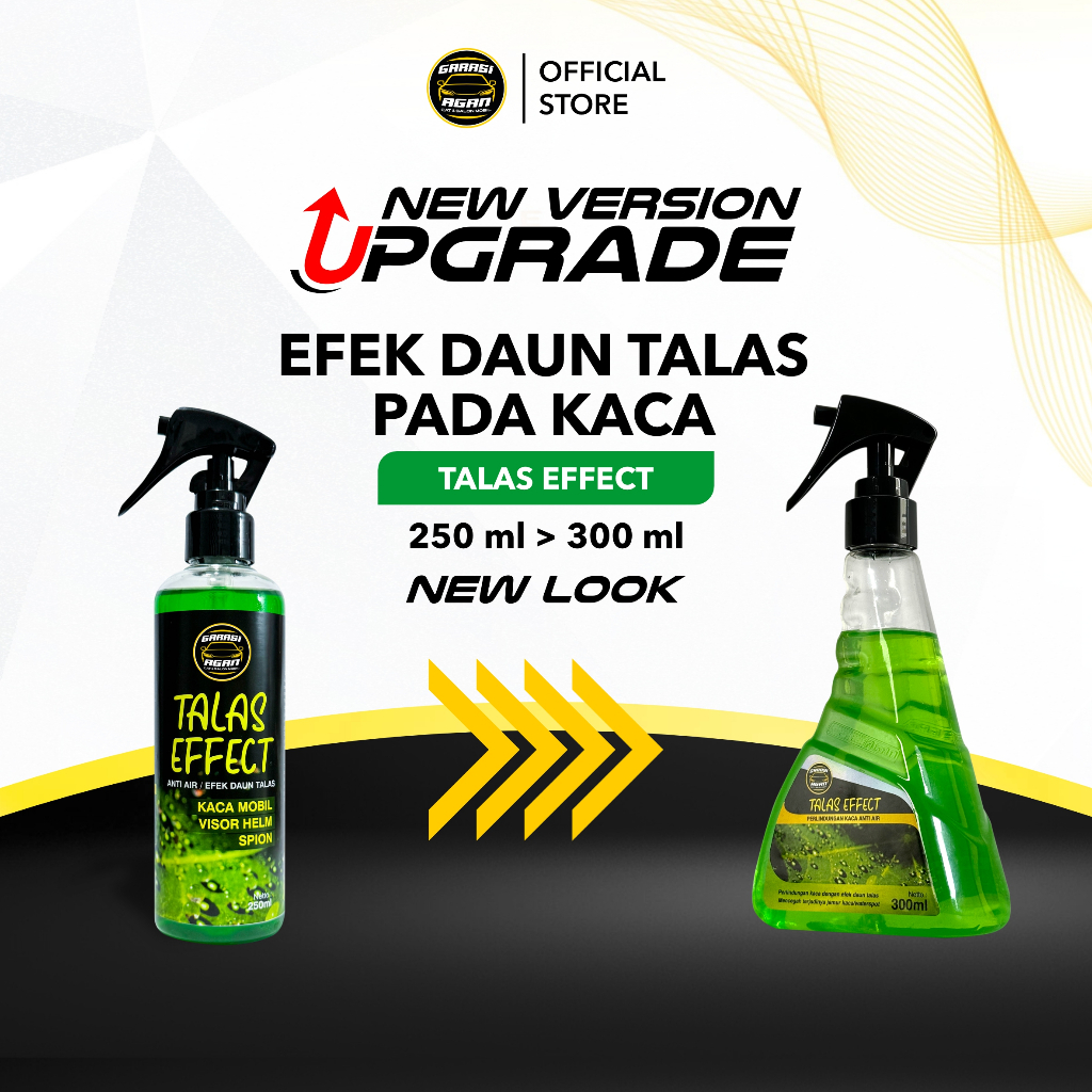 GARASI AGAN Talas Effect Perawatan Kaca & Body Mobil Efek Daun Talas Kaca Body Mobil Visor Helm