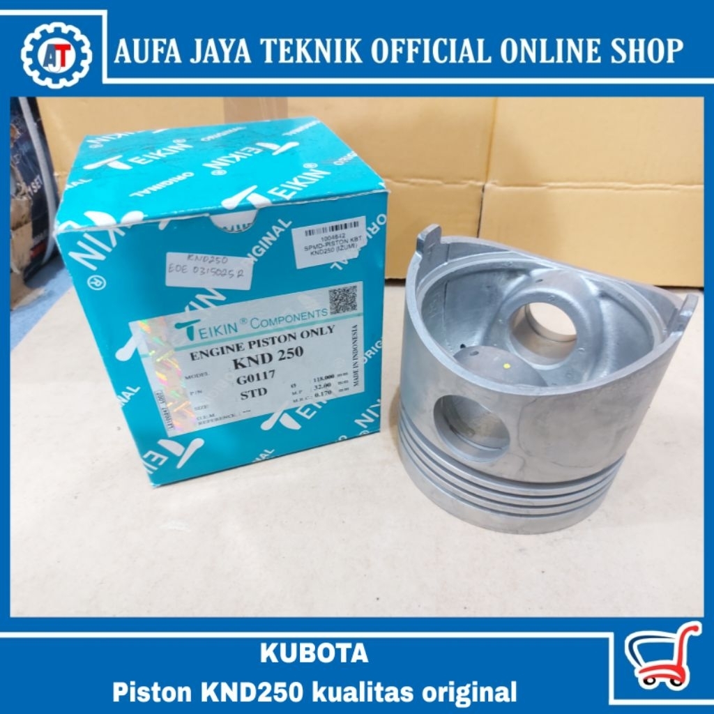 Tekin piston knd250,seher kubota knd250 kualitas original