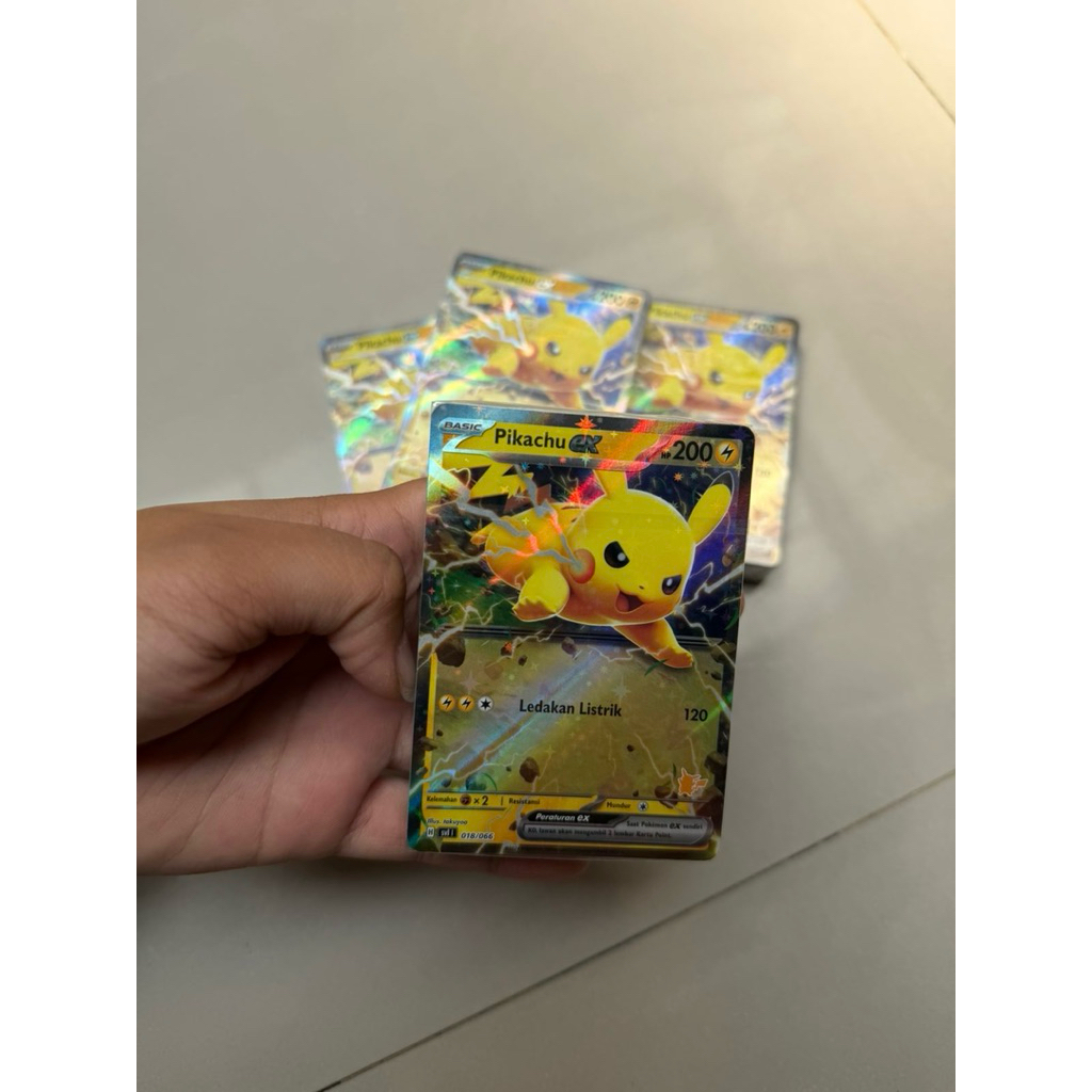 PIKACHU EX Starter Deck kartu Pokémon (60 kartu) SEGEL