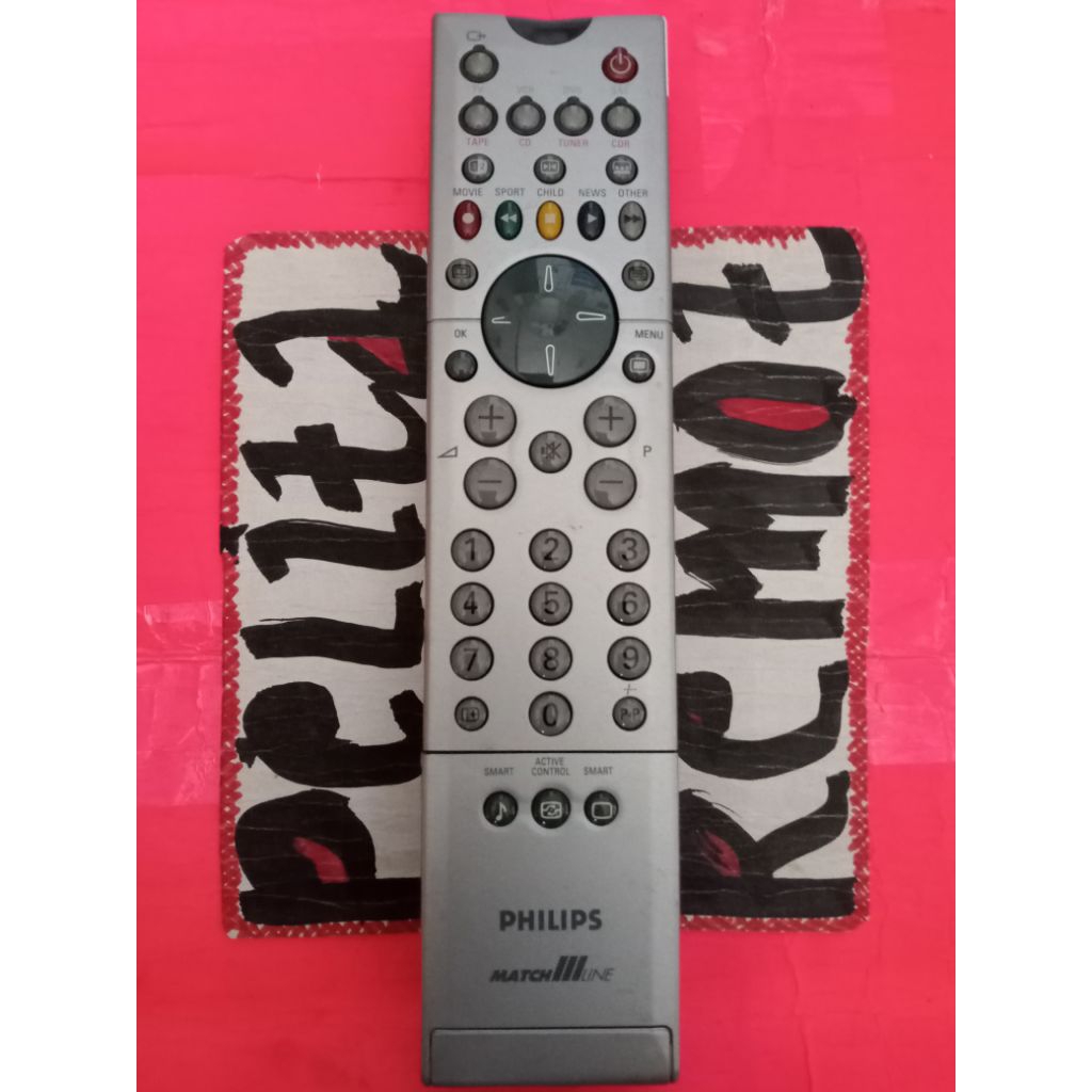 REMOTE Philip TV MATCH LINE ORIGINAL TERLENGKAP