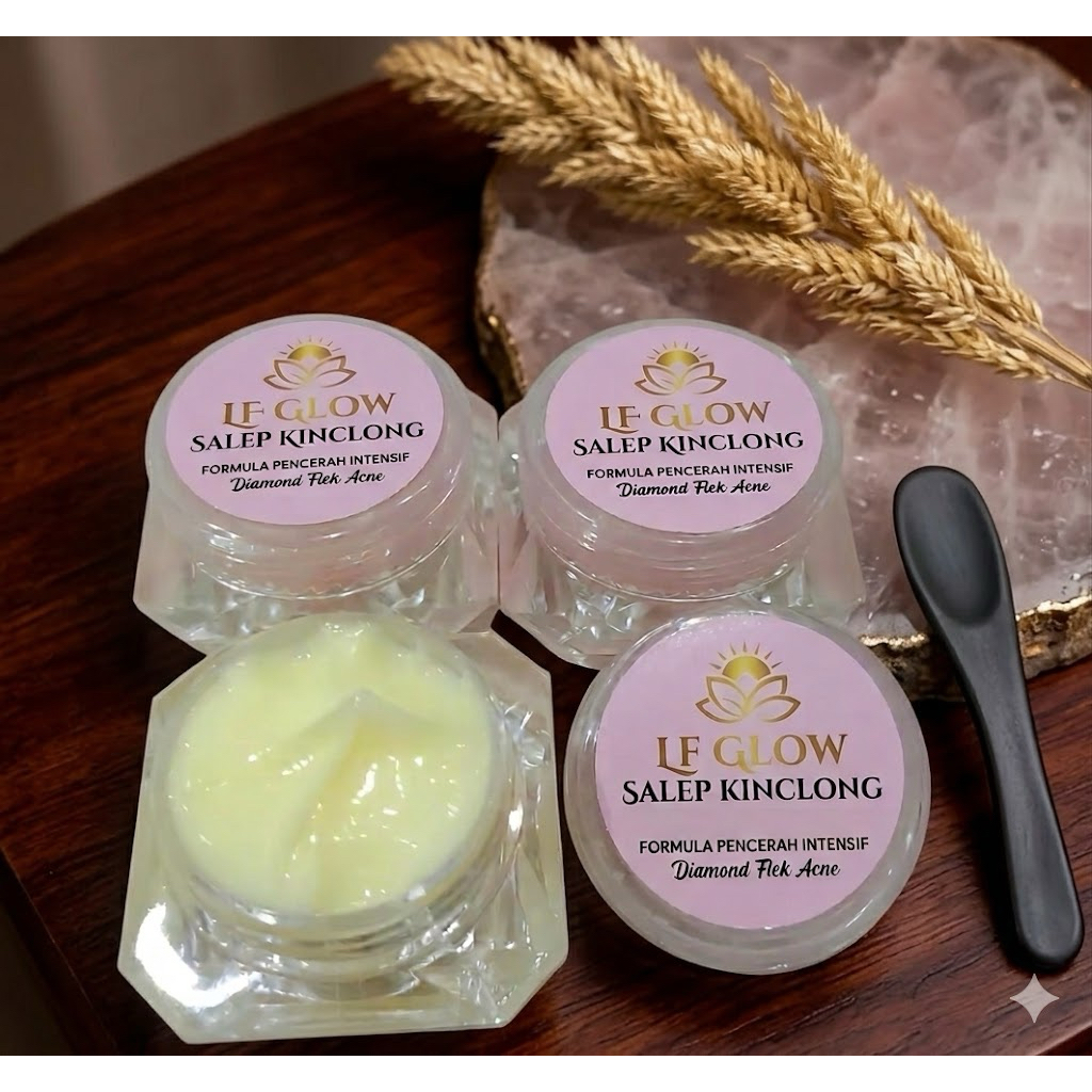LF GLOW SALEP KINCLONG - Salep Pelicin Wajah Diamond Flek & Acne - Formula Pencerah Intensif
